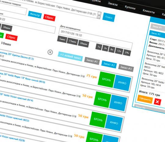 система для прокату автоматизація POS